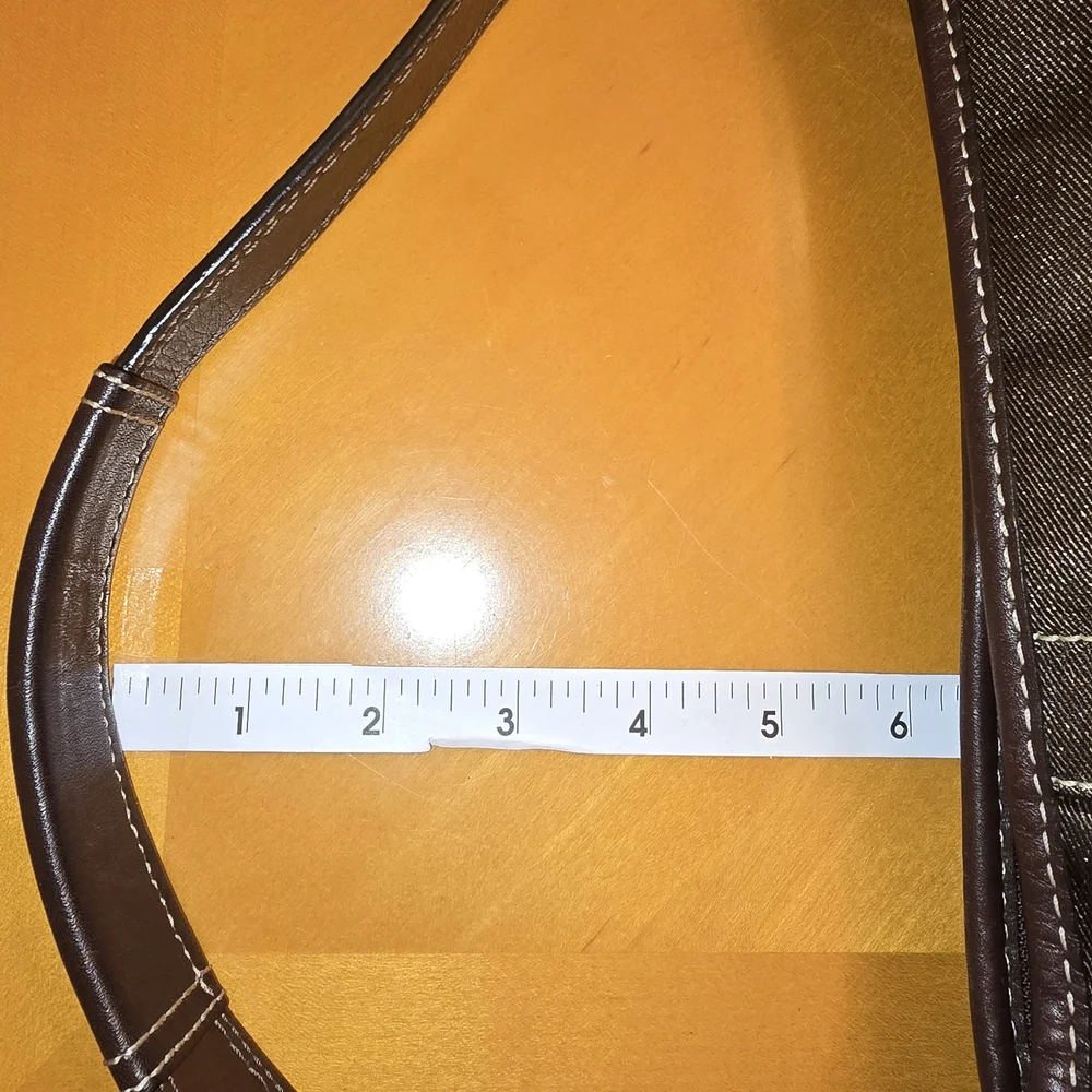 COACH 11689 Brown & Tan Signature Jacquard Canvas Shoulder Bag Mdium *no Hangtag - Picture 10 of 15